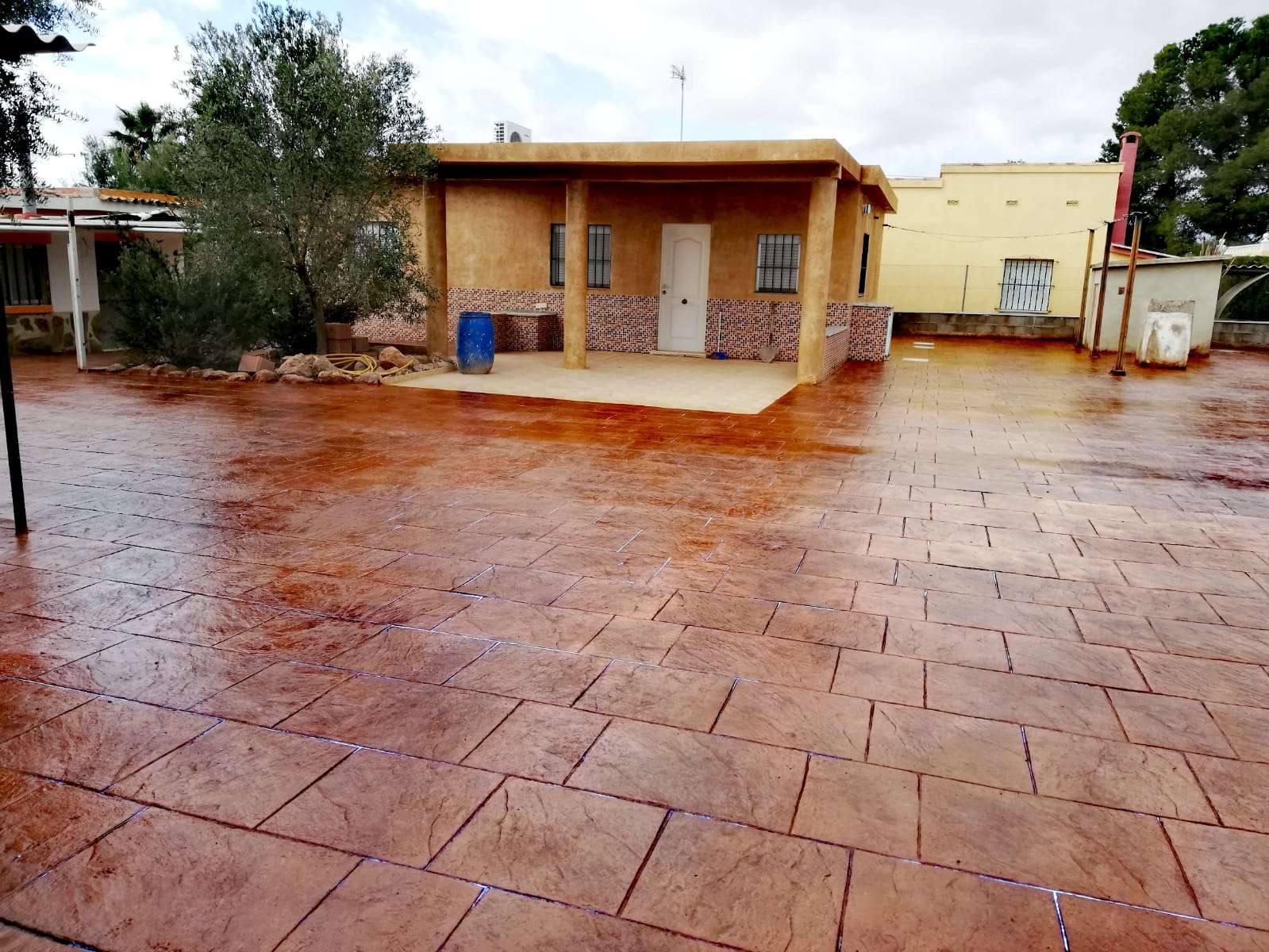 Trabajo de hormigón decorativo realizado por Hormiklass
