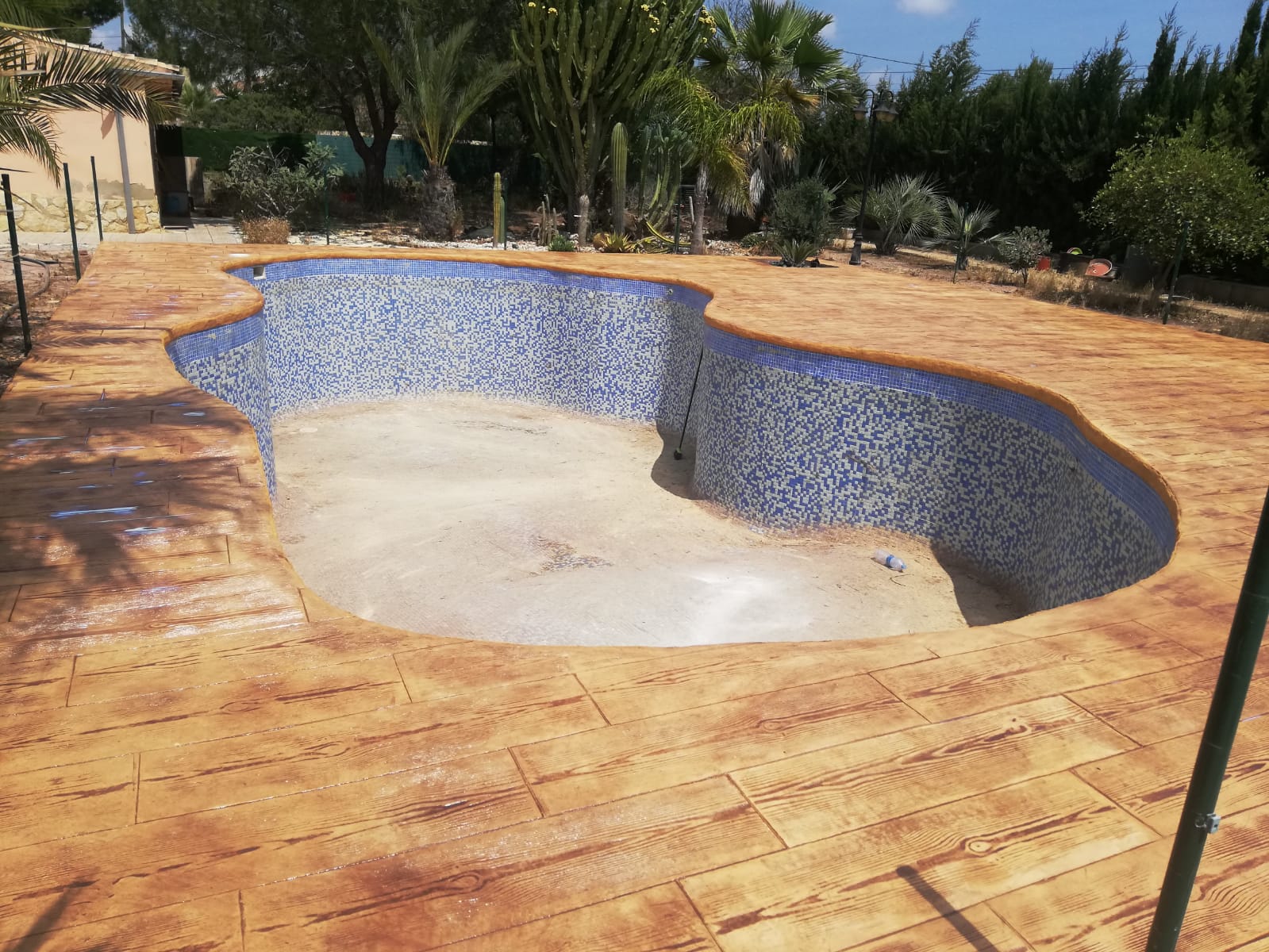 Trabajo de hormigón decorativo realizado por Hormiklass