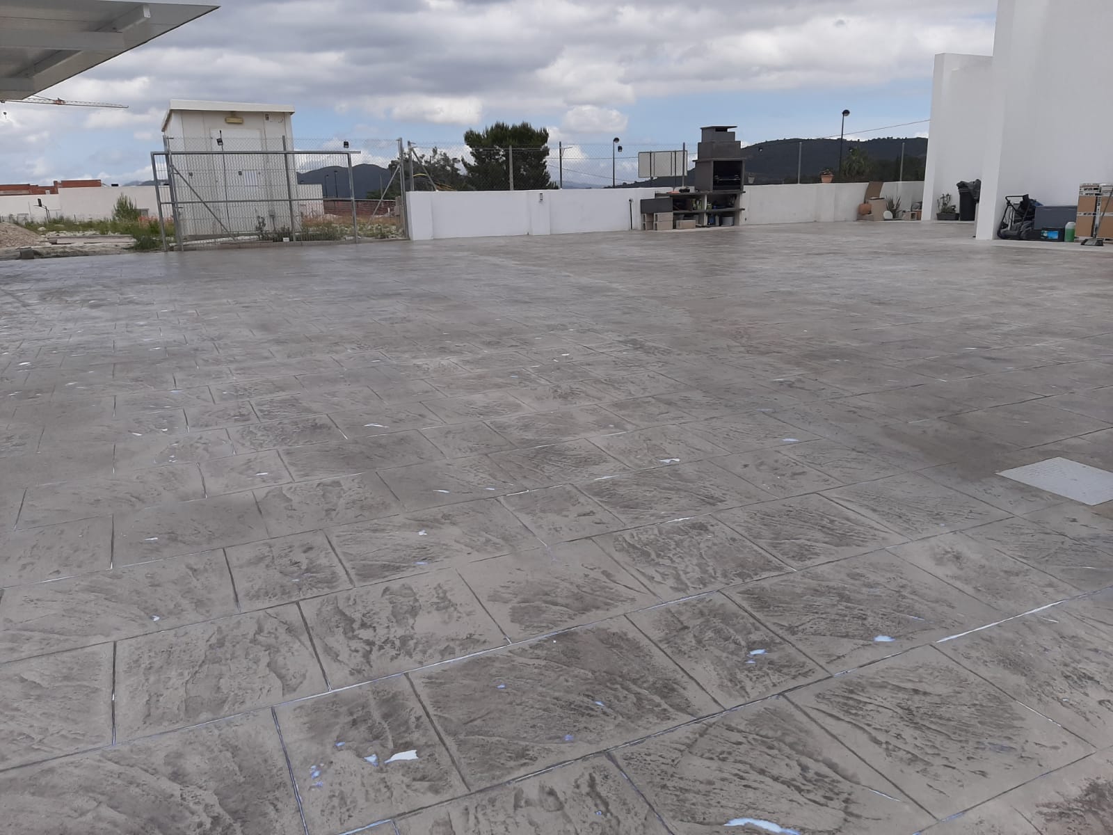 Trabajo de hormigón decorativo realizado por Hormiklass