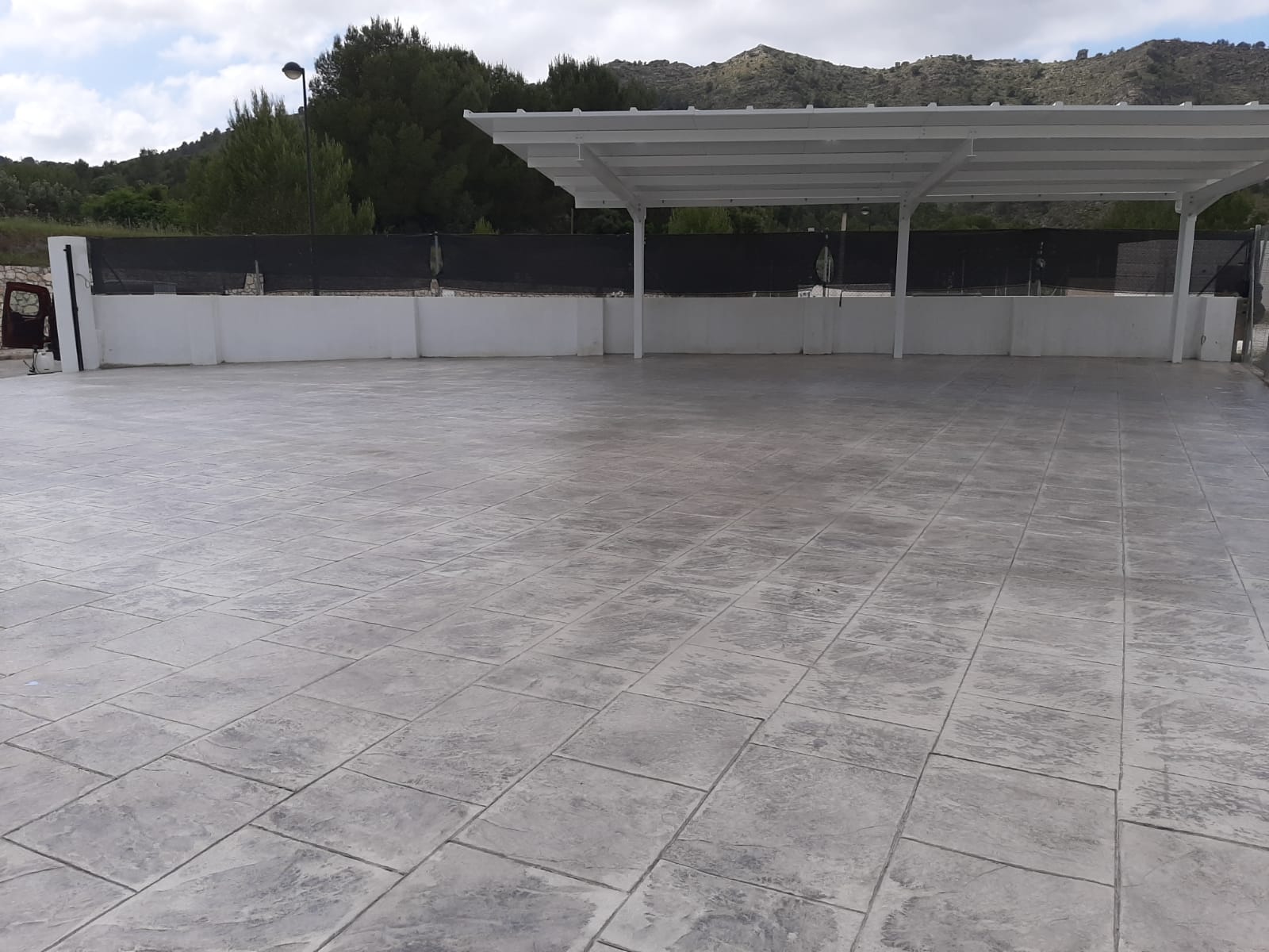 Trabajo de hormigón decorativo realizado por Hormiklass
