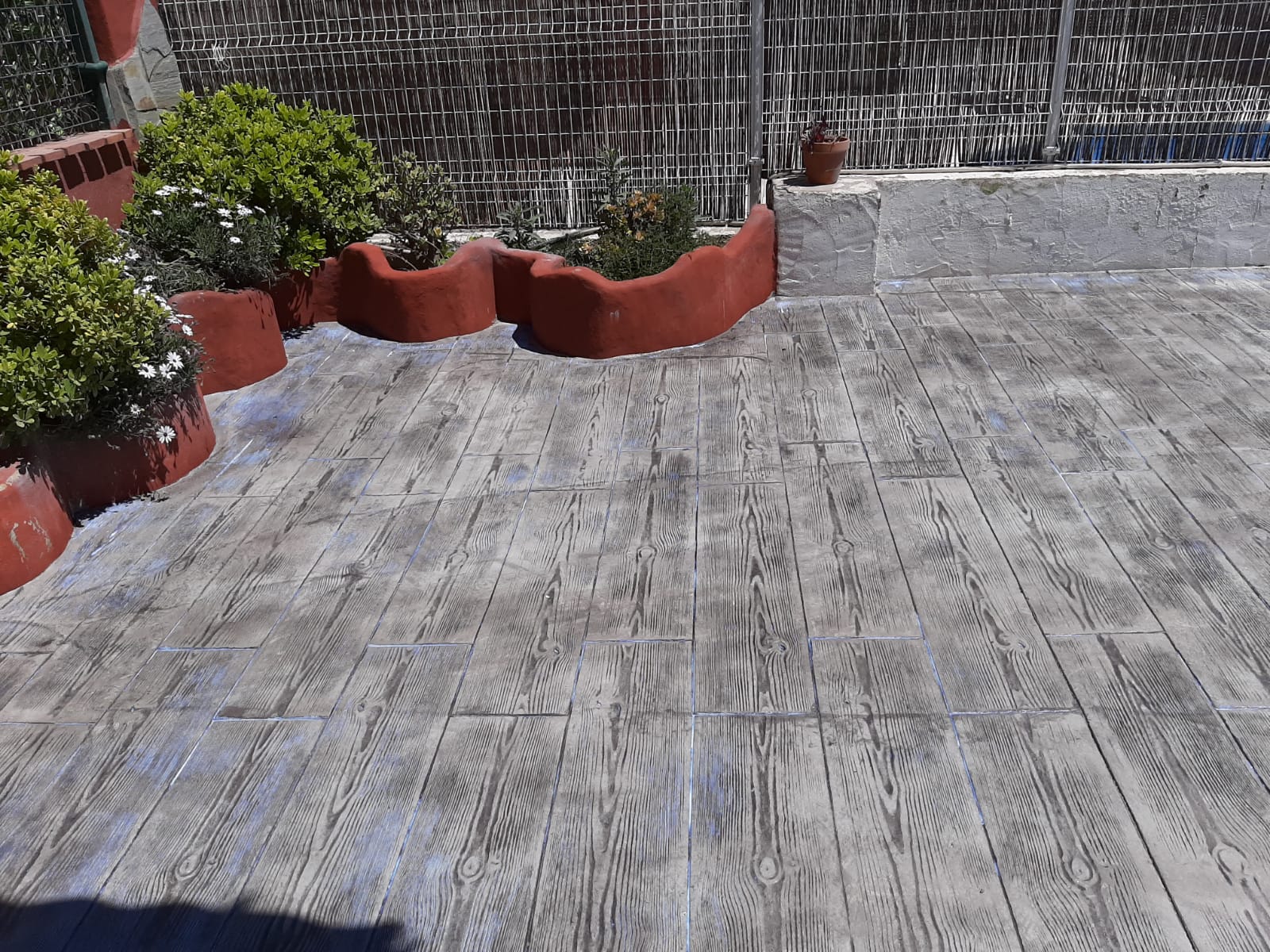 Trabajo de hormigón decorativo realizado por Hormiklass