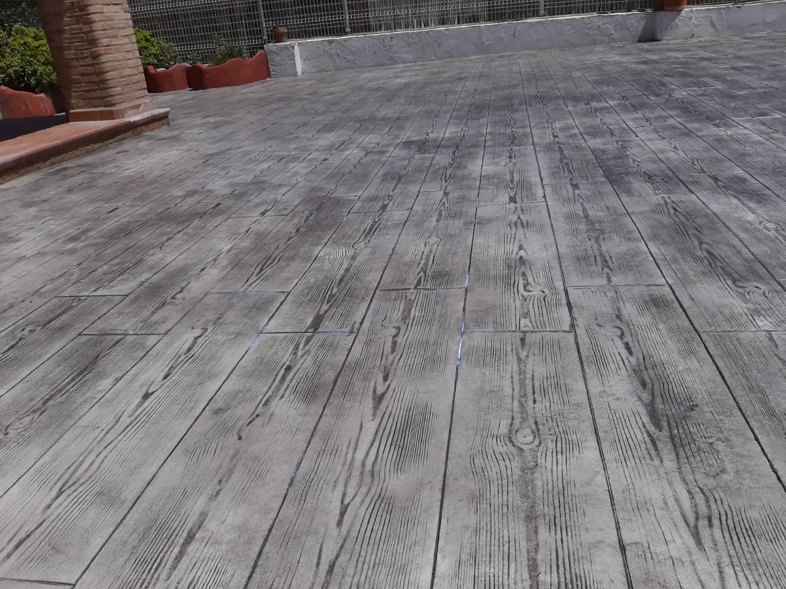 Trabajo de hormigón decorativo realizado por Hormiklass