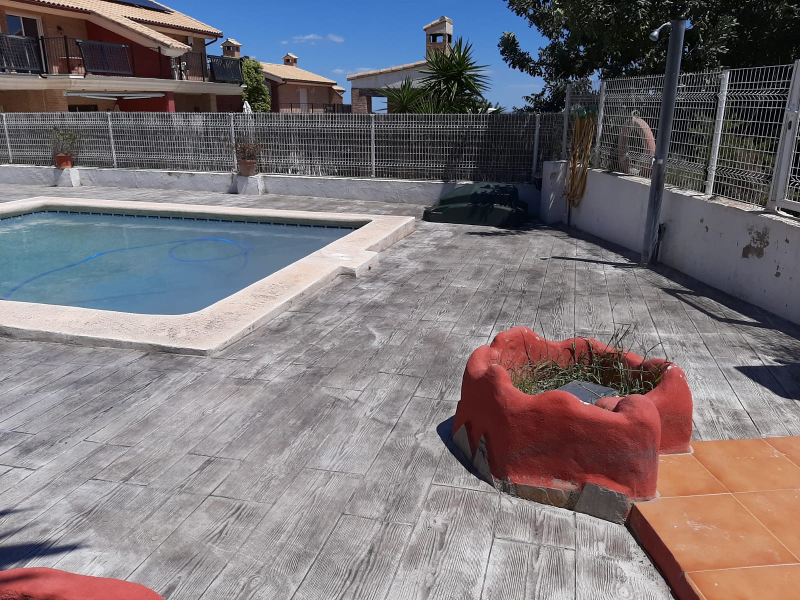 Trabajo de hormigón decorativo realizado por Hormiklass