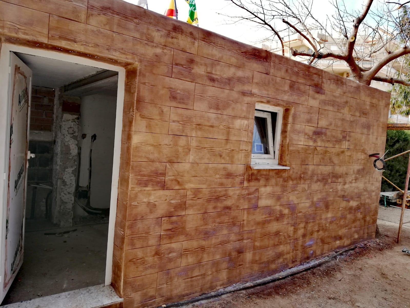 Trabajo de hormigón decorativo realizado por Hormiklass