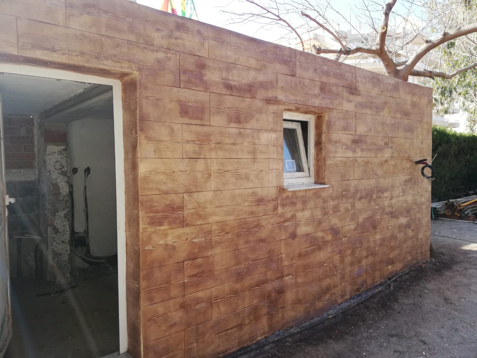 Trabajo de hormigón decorativo realizado por Hormiklass