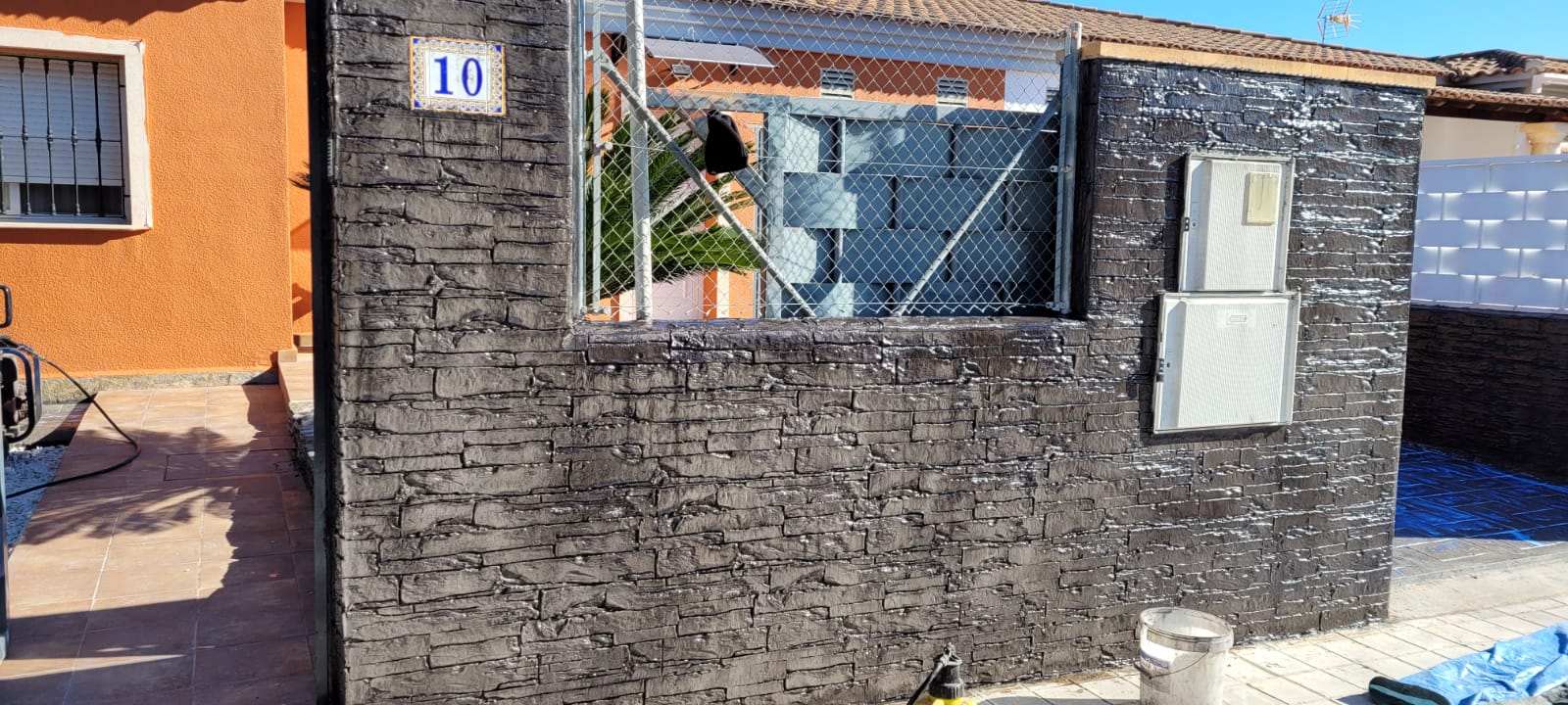Trabajo de hormigón decorativo realizado por Hormiklass