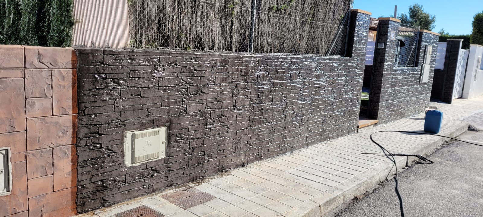 Trabajo de hormigón decorativo realizado por Hormiklass