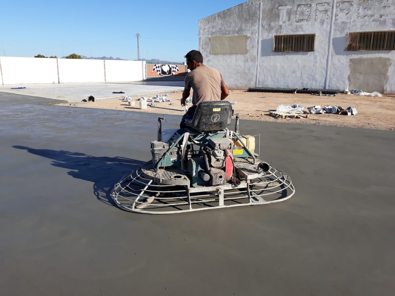 Trabajo de hormigón decorativo realizado por Hormiklass
