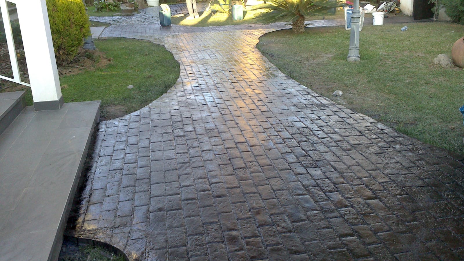 Trabajo de hormigón decorativo realizado por Hormiklass