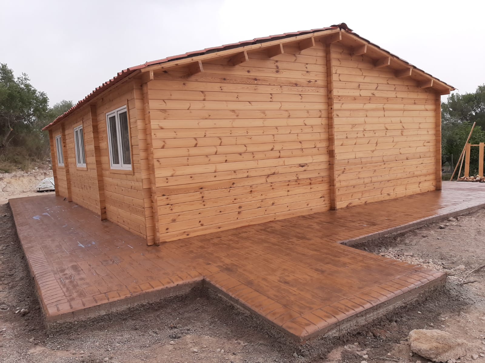 Trabajo de hormigón decorativo realizado por Hormiklass