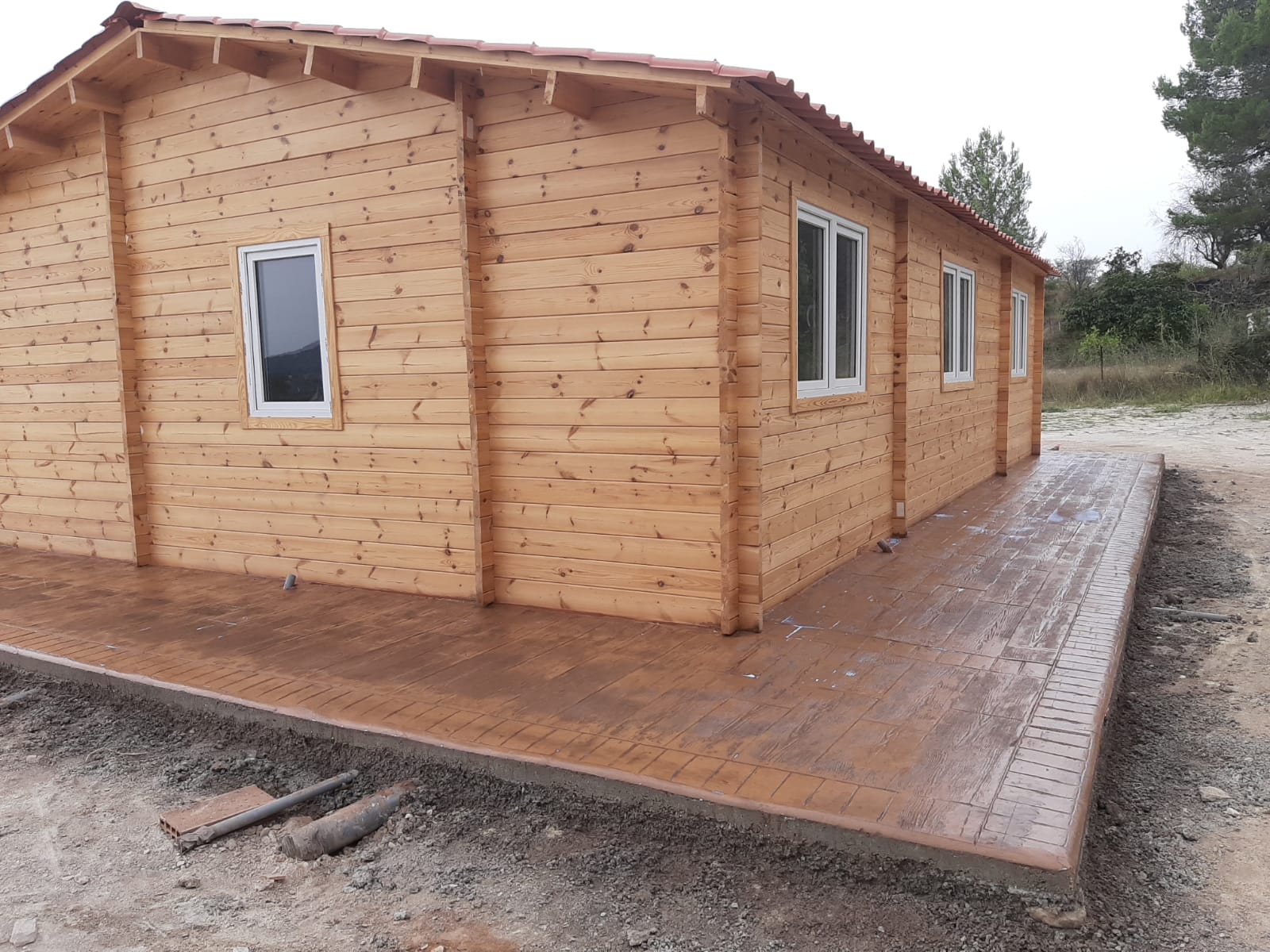 Trabajo de hormigón decorativo realizado por Hormiklass
