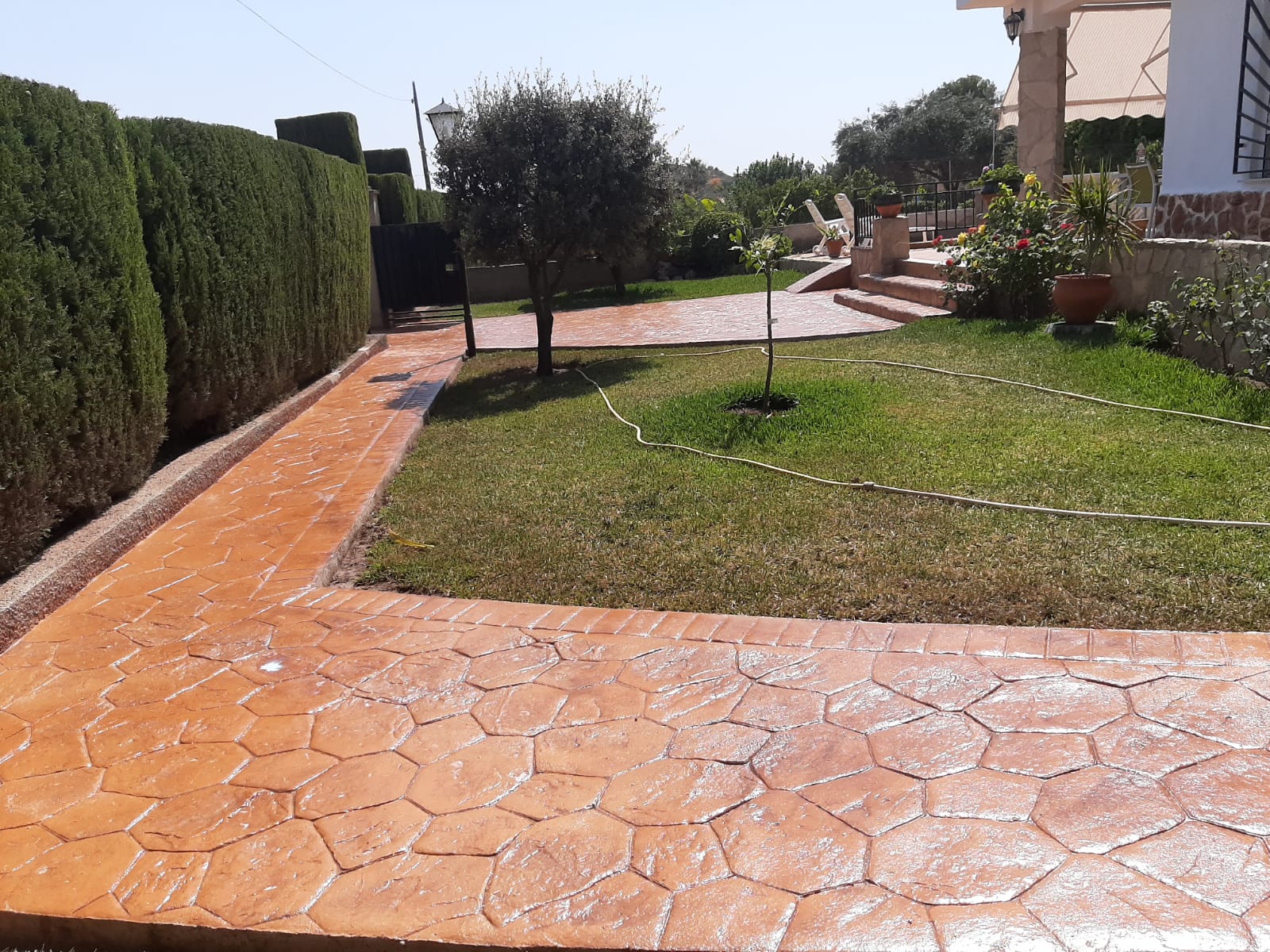 Trabajo de hormigón decorativo realizado por Hormiklass