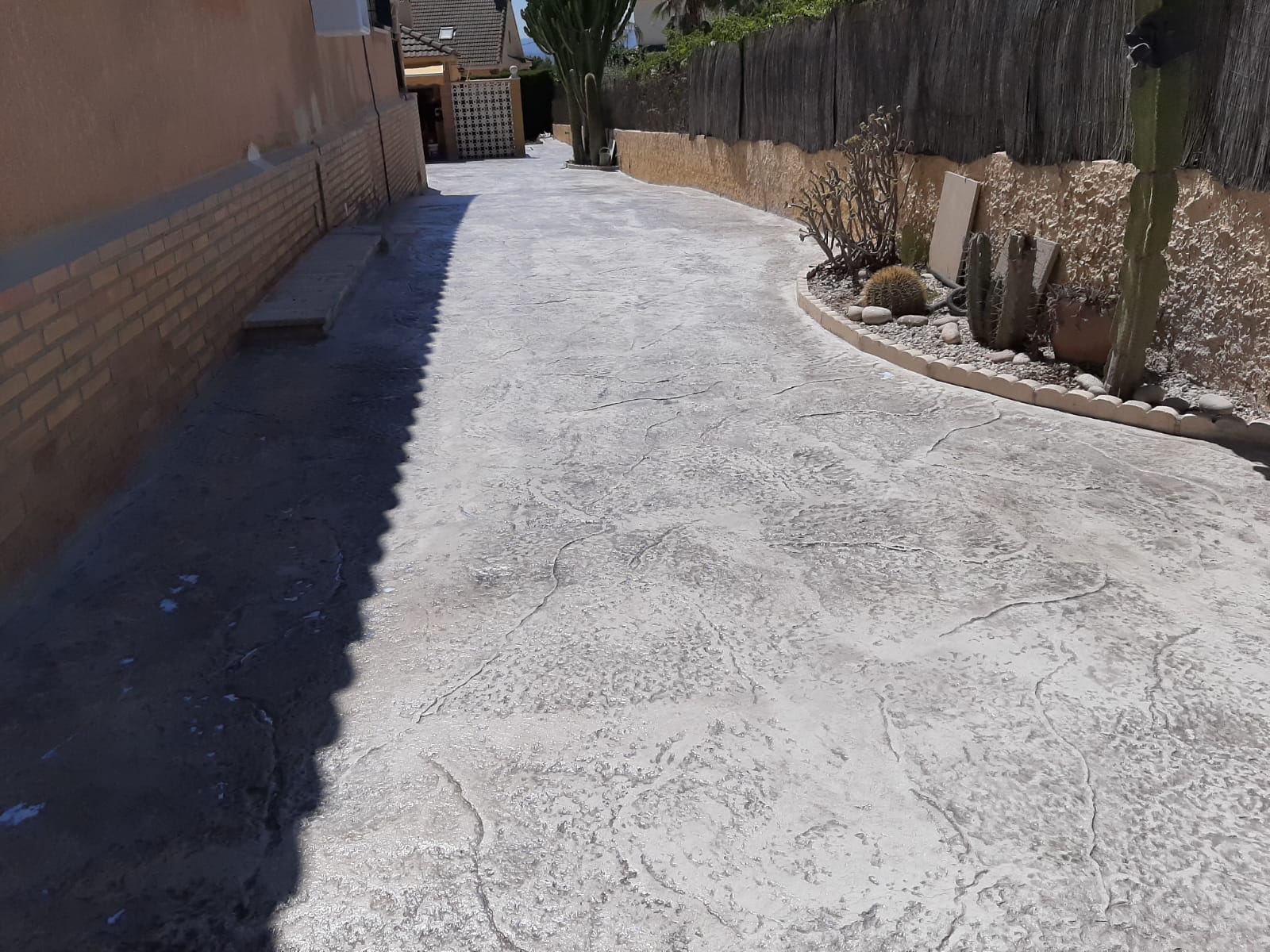 Trabajo de hormigón decorativo realizado por Hormiklass
