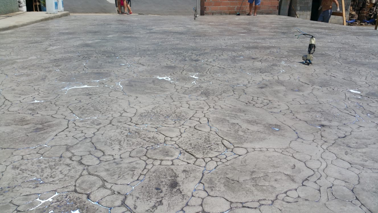 Trabajo de hormigón decorativo realizado por Hormiklass