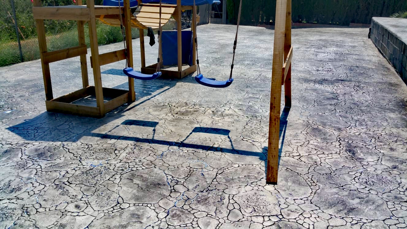 Trabajo de hormigón decorativo realizado por Hormiklass