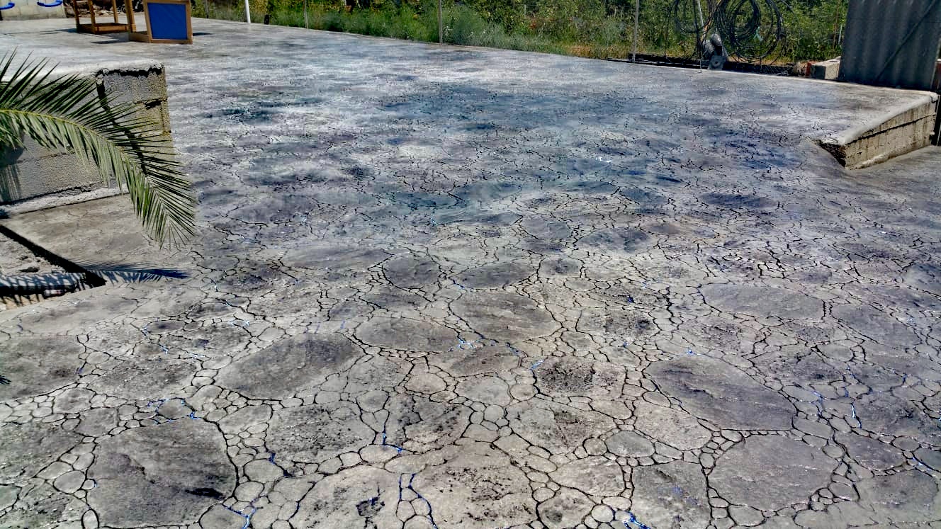 Trabajo de hormigón decorativo realizado por Hormiklass