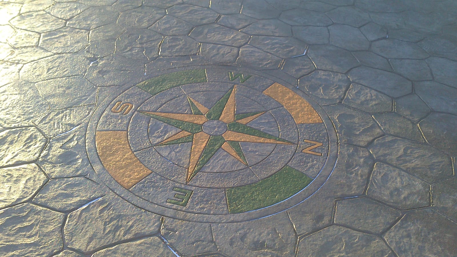 Trabajo de hormigón decorativo realizado por Hormiklass