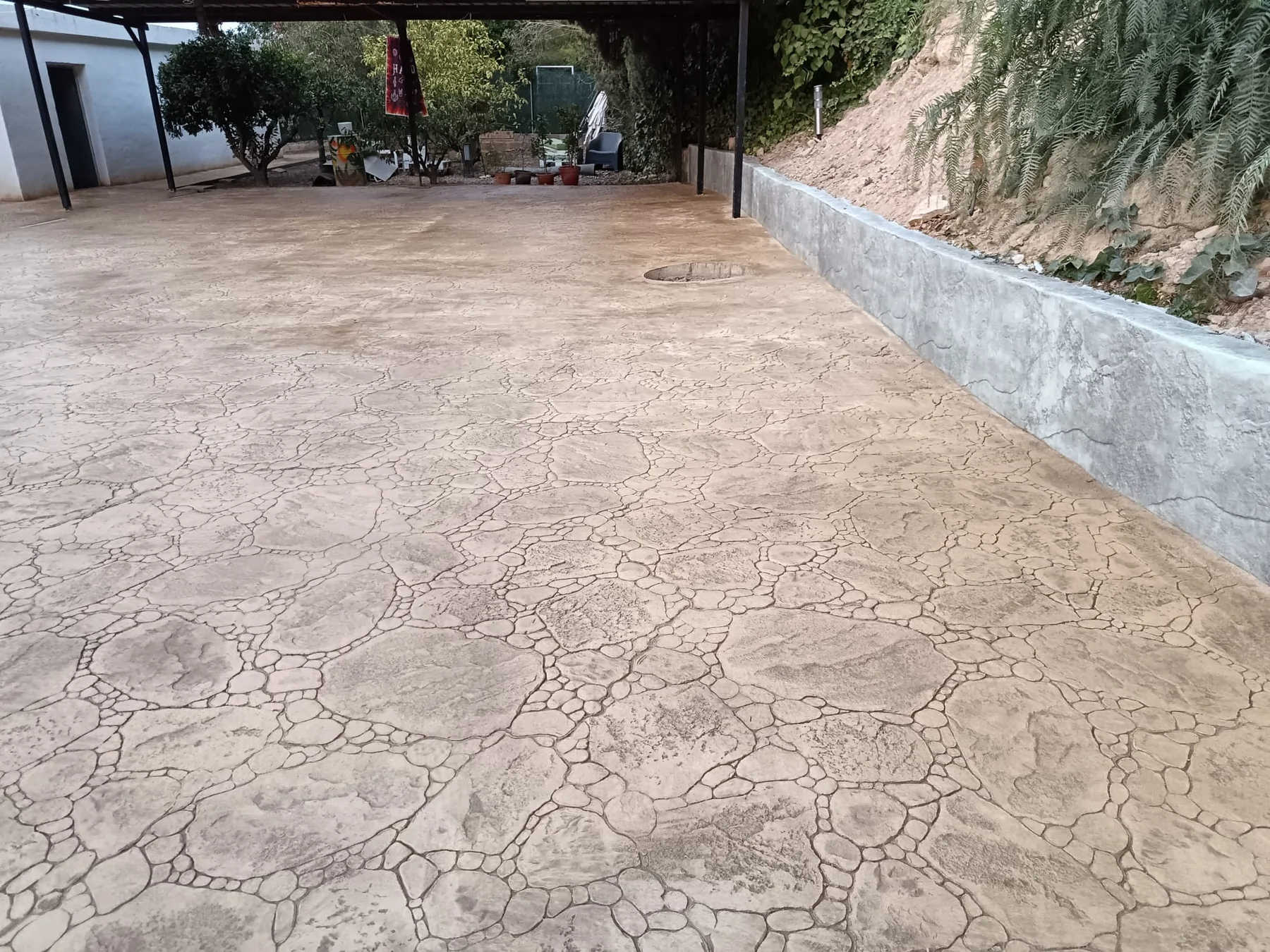 Trabajo de hormigón decorativo realizado por Hormiklass