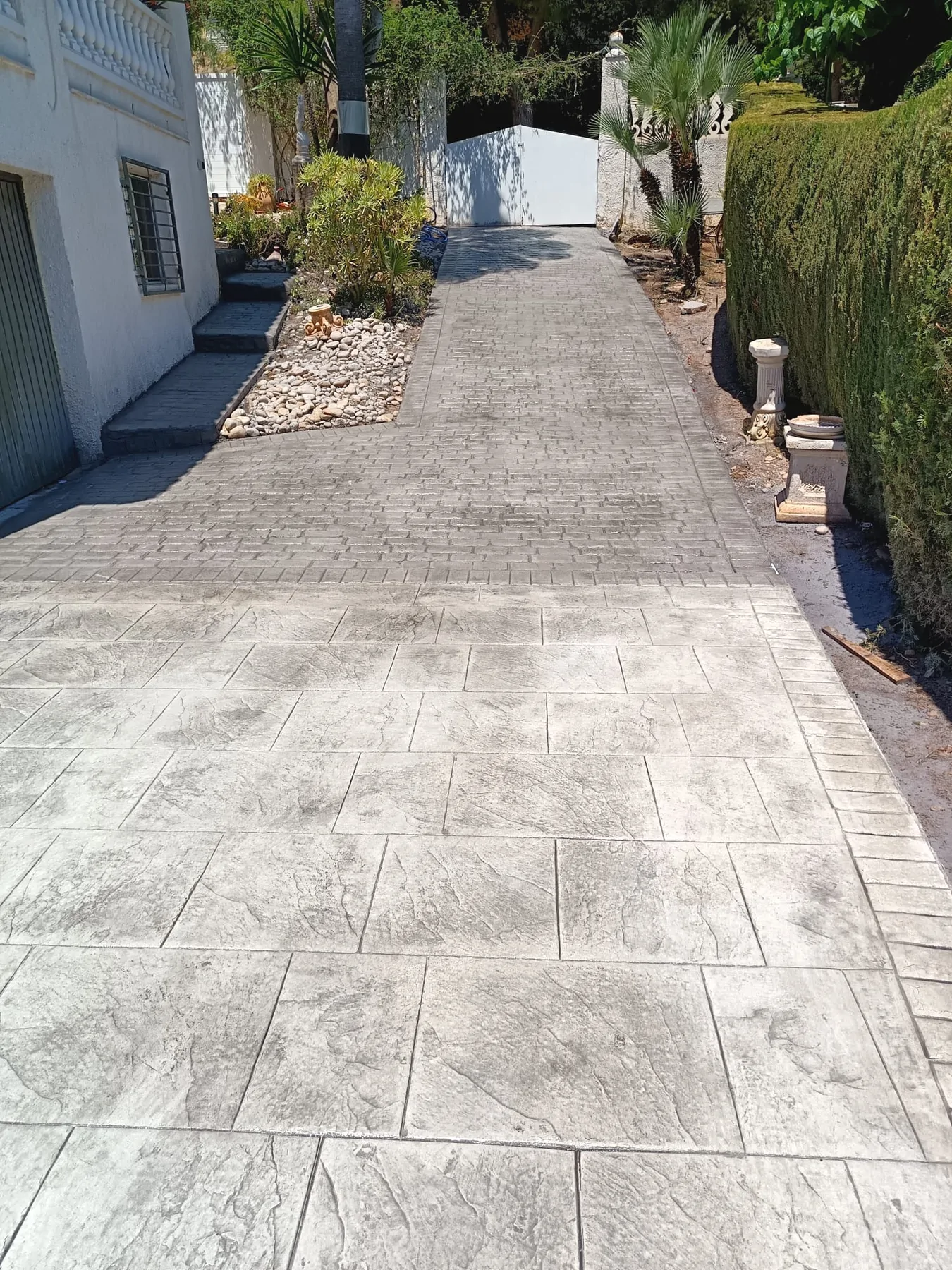 Trabajo de hormigón decorativo realizado por Hormiklass