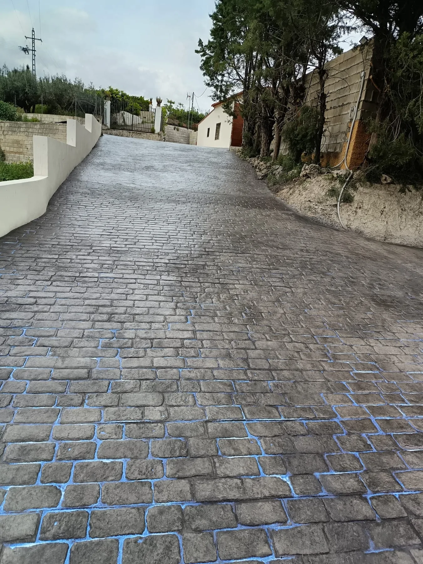 Trabajo de hormigón decorativo realizado por Hormiklass