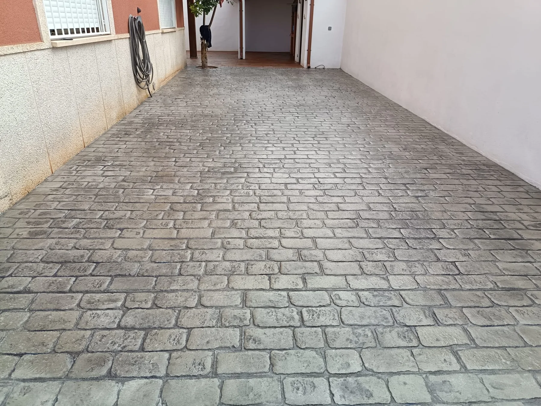 Trabajo de hormigón decorativo realizado por Hormiklass