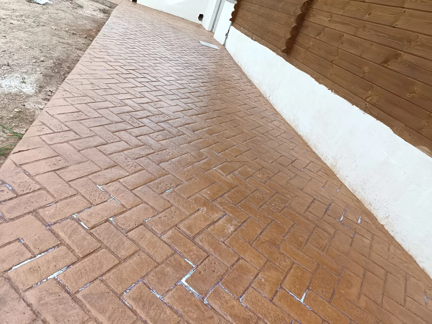 Trabajo de hormigón decorativo realizado por Hormiklass