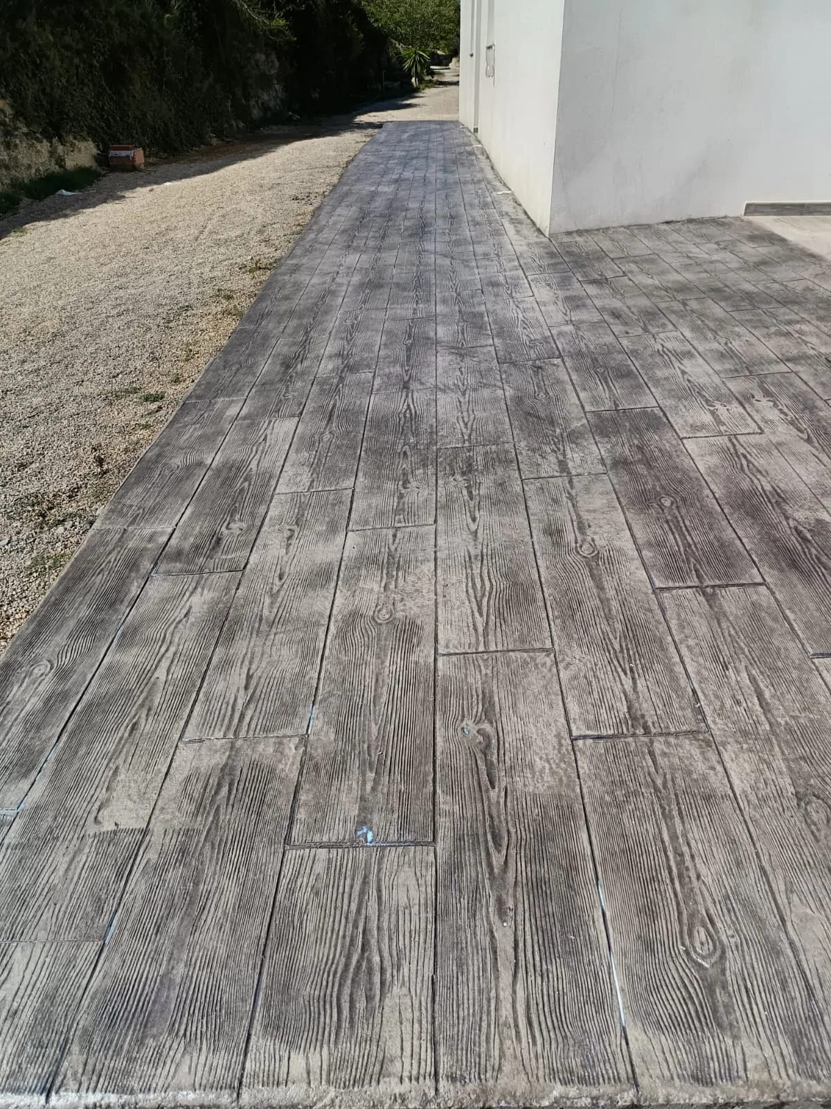 Trabajo de hormigón decorativo realizado por Hormiklass