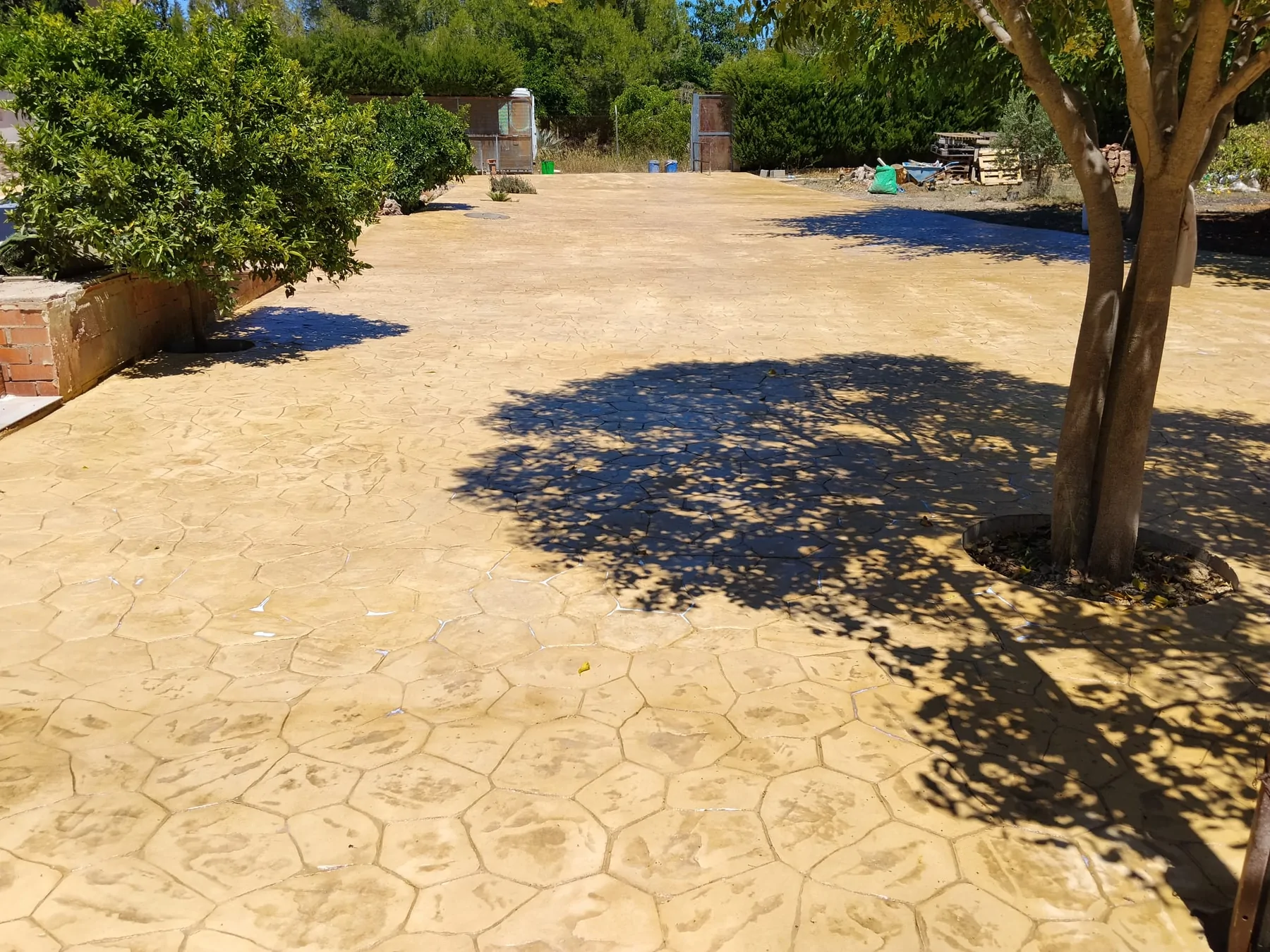 Trabajo de hormigón decorativo realizado por Hormiklass