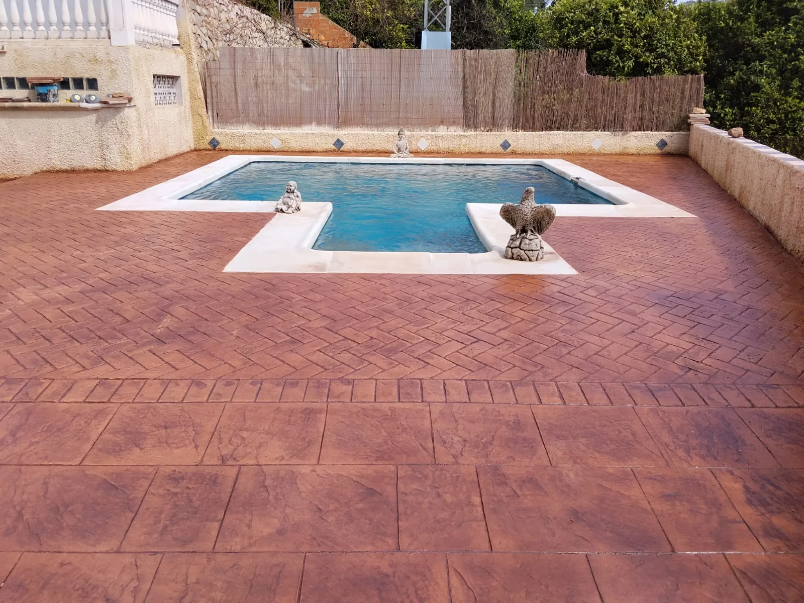 Trabajo de hormigón decorativo realizado por Hormiklass