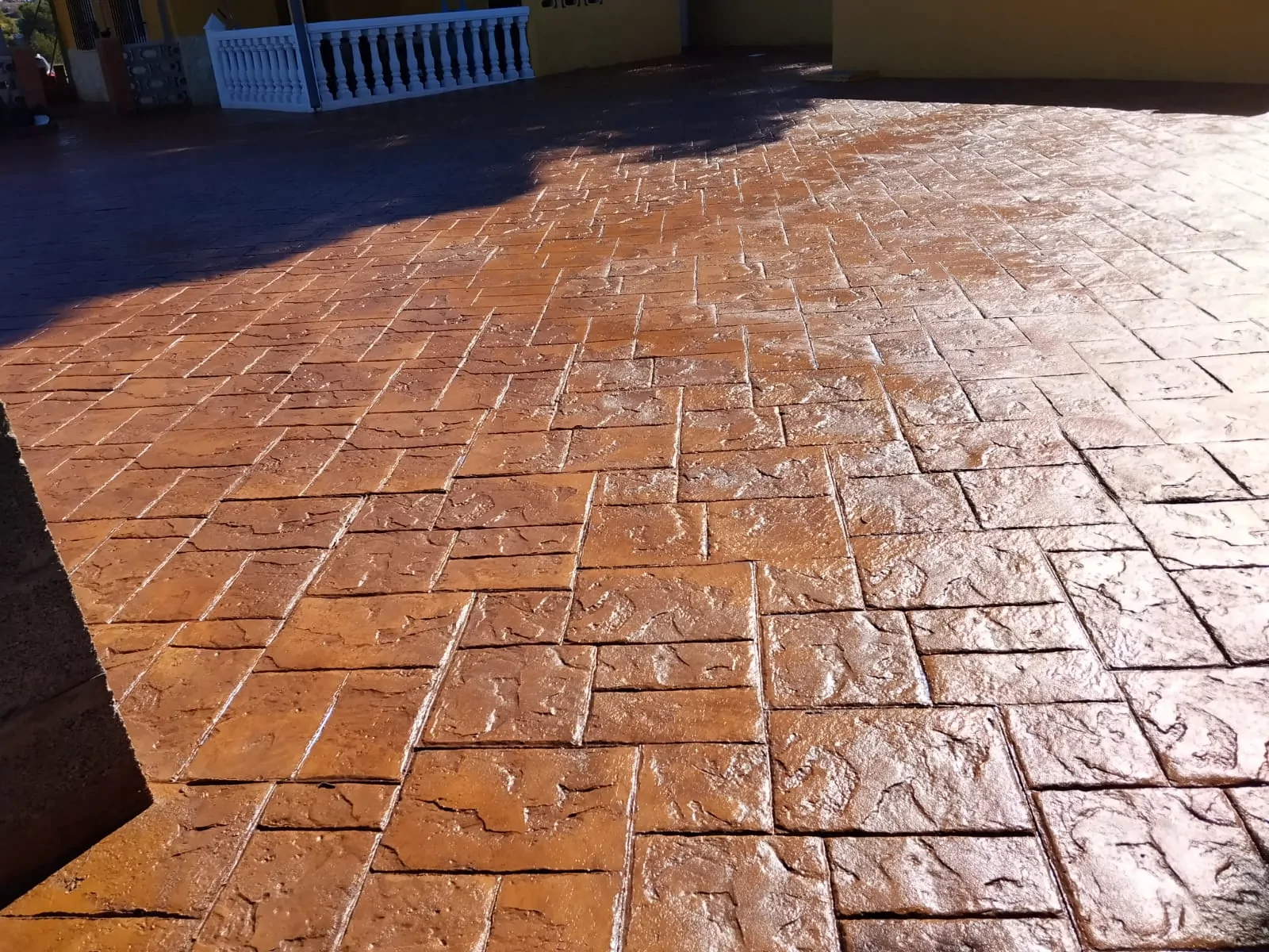 Trabajo de hormigón decorativo realizado por Hormiklass