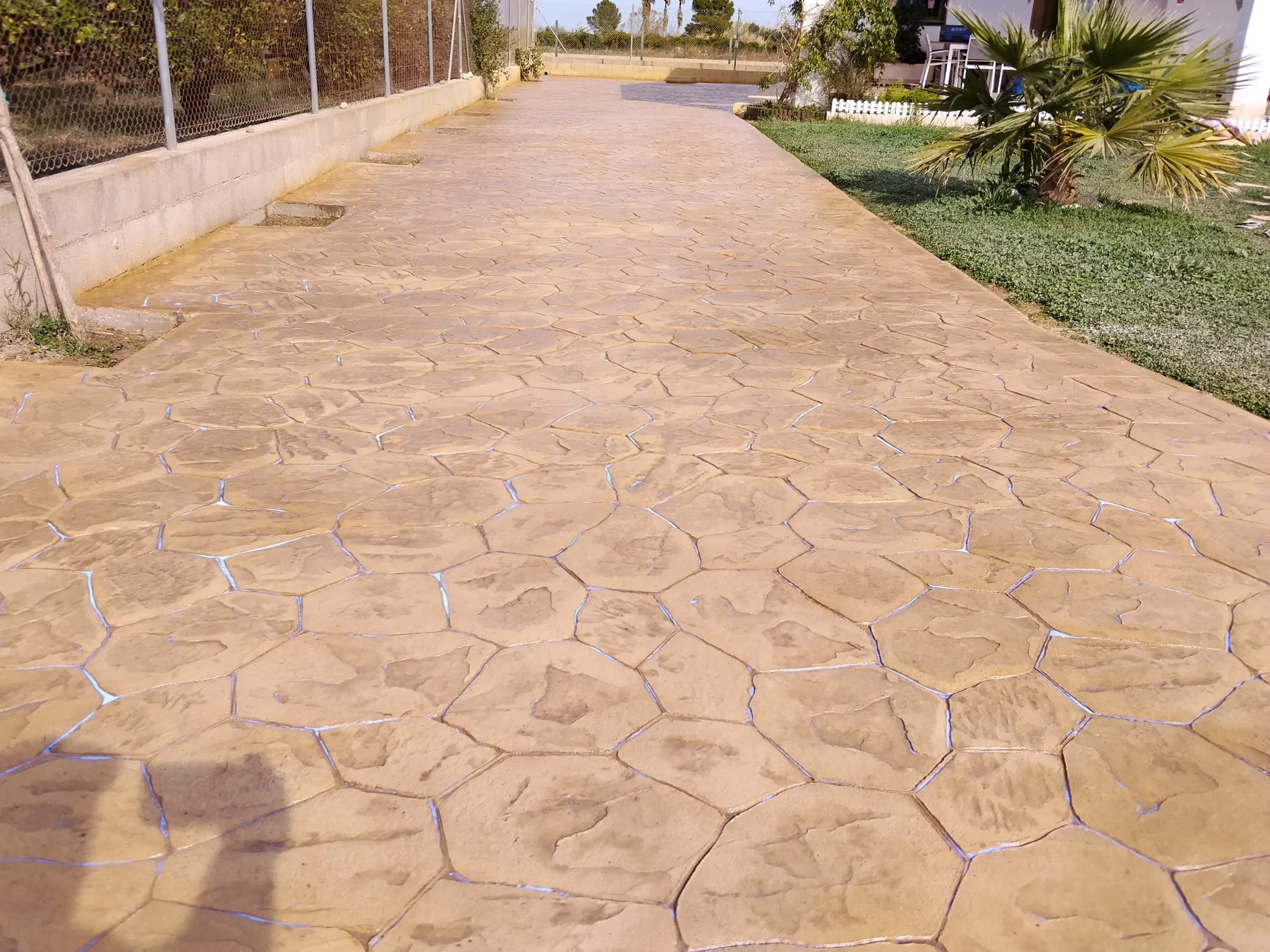 Trabajo de hormigón decorativo realizado por Hormiklass