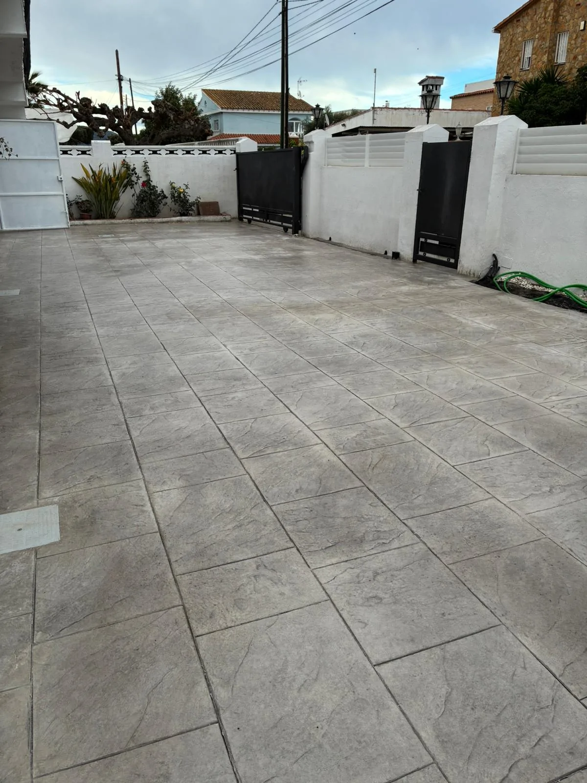 Trabajo de hormigón decorativo realizado por Hormiklass